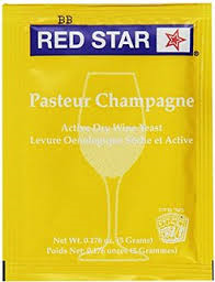Red Star Pasteur Champagne Wine Yeast, 5 grams