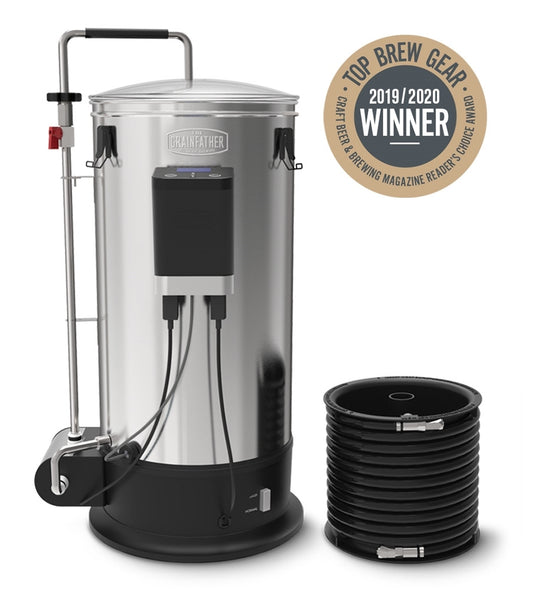 Award-winning Grainfather G30 Brewing System (110V). Craft Beer and Brewing Magazine Reader's Choice Award: Top Brew Gear 2019/2020