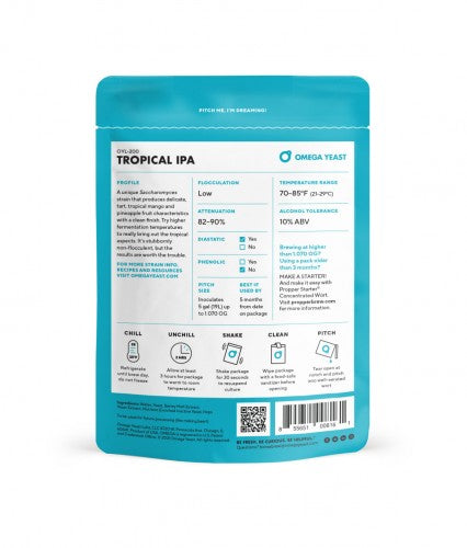 Omega TROPICAL IPA OYL-200 Liquid Yeast