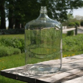 six and one half gallon glass carboy (demijohn) made in Italy