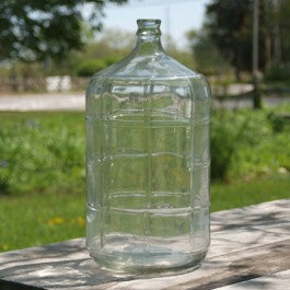 Six gallon glass carboy (demijohn) made in Italy