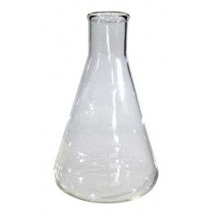 Erlenmeyer Flask. Comes in 2000 mL or 5000 mL.