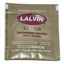 Lalvin K1V-1116 Wine Yeast, 5 gm