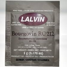Lalvin RC212 Wine Yeast, 5 gm