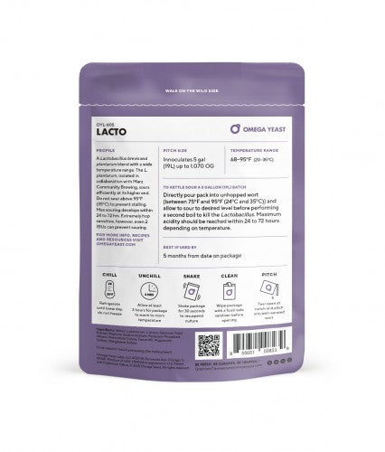 Omega Lactobacillus Blend OYL-605 Liquid Yeast